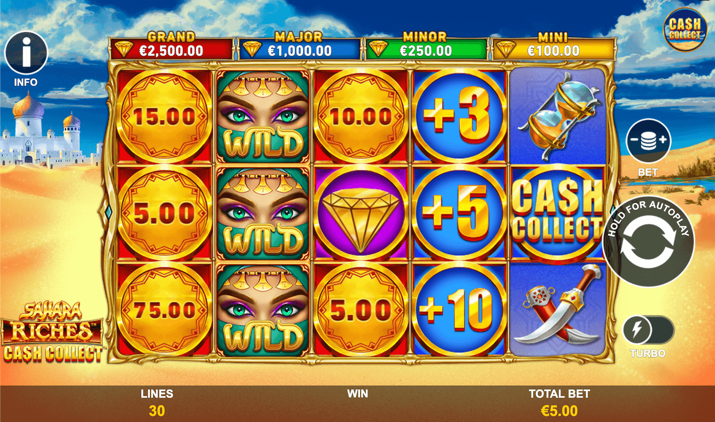 Sahara Riches: Cash Collect Slot Review | Free Demo [2024]