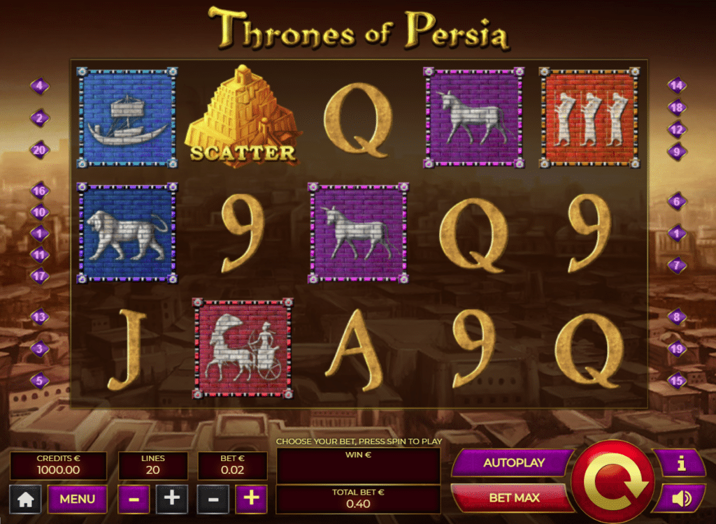 Thrones Of Persia Layout