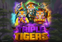 Image of the slot machine game Triple Tigers provided by Realtime Gaming