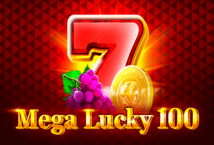 Image of the slot machine game Mega Lucky 100 provided by Kalamba Games