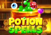 Image of the slot machine game Potion Spells provided by Red Tiger Gaming