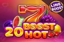 Image of the slot machine game 20 Boost Hot provided by Hacksaw Gaming