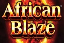 Image of the slot machine game African Blaze provided by Aruze Gaming
