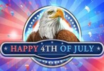 Image of the slot machine game Happy 4th of July provided by Dragon Gaming