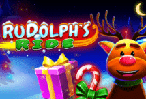 Image of the slot machine game Rudolph’s Ride provided by Urgent Games