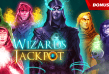 Image of the slot machine game Wizards Jackpot provided by Betsoft Gaming