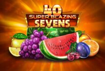 Image of the slot machine game 40 Super Blazing Sevens provided by Wazdan