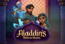 Image of the slot machine game Aladdin’s Rollover Respins provided by Armadillo Studios