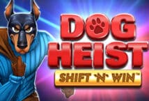 Image of the slot machine game Dog Heist Shift ‘N’ Win provided by booming-games.