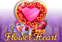 Image of the slot machine game Flower Heart provided by Spinomenal