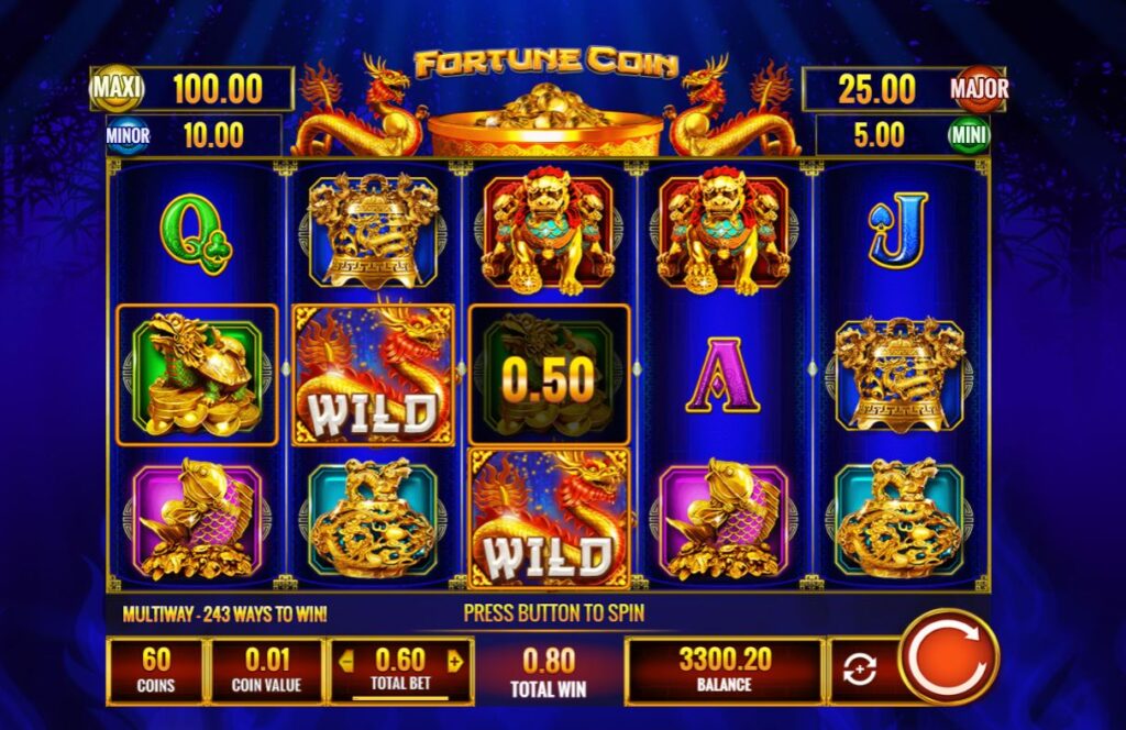 Fortune Coin Slot Game Screenshot