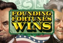 Image of the slot machine game Founding Fortunes Wins provided by Play'n Go