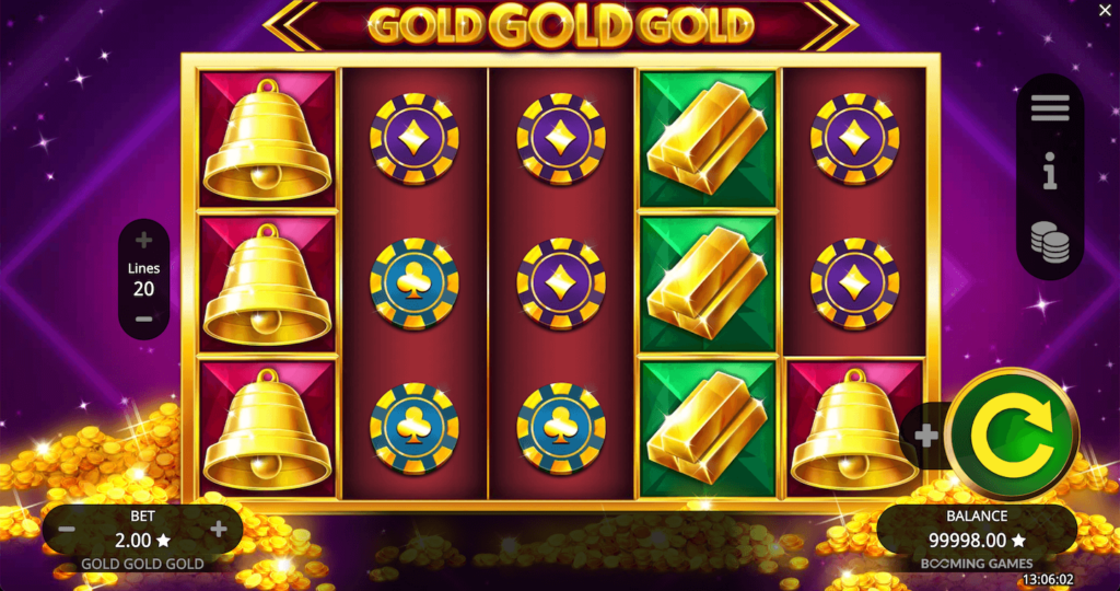 Gold Gold Gold Slot Screen