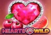 Image of the slot machine game Hearts Go Wild provided by Amigo Gaming