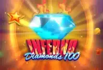 Image of the slot machine game Inferno Diamonds 100 provided by Mascot Gaming