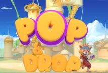 Image of the slot machine game Pop and Drop provided by Leander Games
