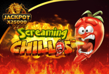 Image of the slot machine game Screaming Chillis provided by stakelogic.