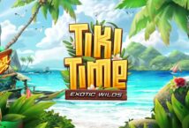 Image of the slot machine game Tiki Time Exotic Wilds provided by Armadillo Studios