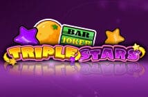 Image of the slot machine game Triple Stars provided by Kajot