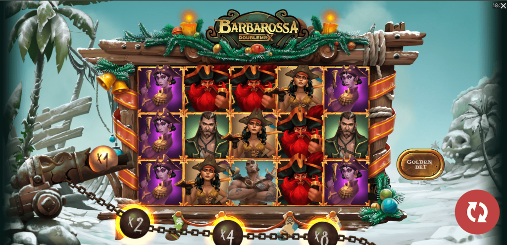 Barbarossa Slot Screen