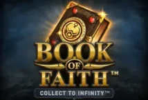 Image of the slot machine game Book of Faith provided by Wazdan