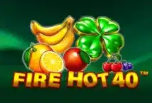 Image of the slot machine game Fire Hot 40 provided by Wazdan