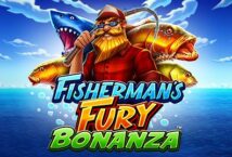 Image of the slot machine game Fisherman’s Fury Bonanza provided by Betsoft Gaming