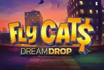 Image of the slot machine game Fly Cats Dream Drop provided by Hacksaw Gaming