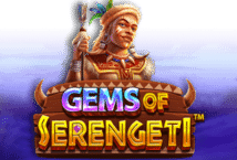 Image of the slot machine game Gems of Serengeti provided by Big Time Gaming