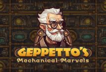 Image of the slot machine game Geppetto’s Mechanical Marvels provided by Urgent Games