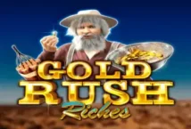 Image of the slot machine game Gold Rush Riches provided by Rabcat