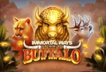 Image of the slot machine game Immortal Ways Buffalo provided by Play'n Go