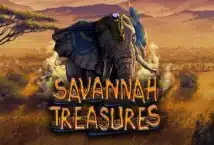 Image of the slot machine game Savannah Treasures provided by Woohoo Games