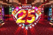 Image of the slot machine game Super 25 Stars provided by Red Rake Gaming