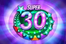 Image of the slot machine game Super 30 Stars provided by iSoftBet