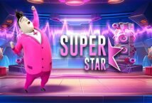 Image of the slot machine game Super Star provided by Genesis Gaming