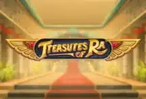 Image of the slot machine game Treasures of Ra provided by Iron Dog Studio
