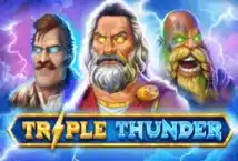Image of the slot machine game Triple Thunder provided by Tom Horn Gaming