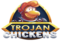 Image of the slot machine game Trojan Chickens provided by Triple Cherry