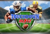 Image of the slot machine game Touchdown Blitz provided by Dragon Gaming