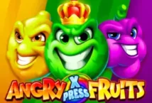 Image of the slot machine game Angry Fruits Xpress provided by Mancala Gaming