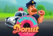Image of the slot machine game Detective Donut provided by Iron Dog Studio