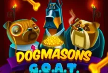 Image of the slot machine game Dogmasons G.O.A.T. provided by Red Tiger Gaming