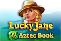 Image of the slot machine game Lucky Jane and Aztec Book provided by Tom Horn Gaming