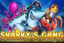 Image of the slot machine game Sharky’s Gang provided by Amatic