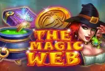 Image of the slot machine game The Magic Web provided by Spinomenal