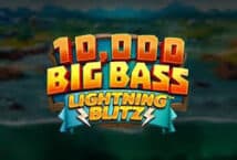 Image of the slot machine game 10,000 Big Bass Lightning Blitz provided by Reel Play