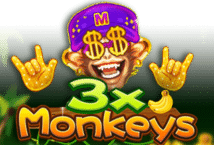 Image of the slot machine game 3x Monkeys provided by Ka Gaming