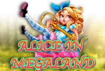 Image of the slot machine game Alice in MegaLand provided by Woohoo Games