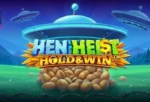 Image of the slot machine game Hen Heist Hold and Win provided by Mascot Gaming